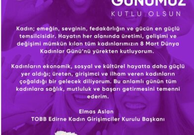 Dünya Kadınlar Günümüz Kutlu Olsun!